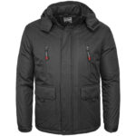Winterarbeitsjacke mit Kapuze NORWAY BLACK