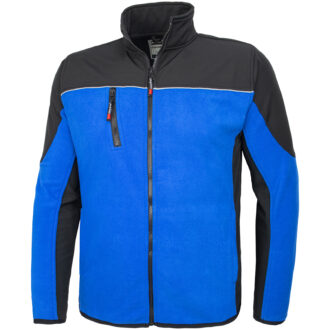 Arbeitsjacke aus Fleece-Softshell SHELL BLUE