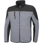 Arbeitsjacke aus Fleece-Softshell SHELL GREY