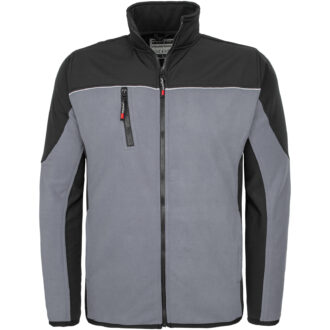 Arbeitsjacke aus Fleece-Softshell SHELL GREY