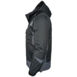 Winterarbeitsjacke mit Kapuze ZEALAND BLACK