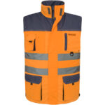 Reflektierende Arbeitsweste PROFI HIVIS NAVY