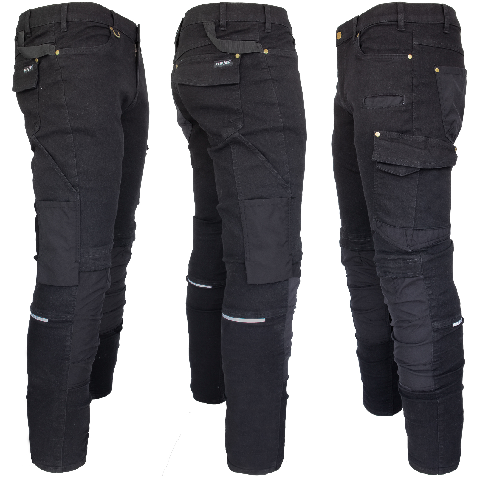 Stretch-Denim Arbeitshose JEANS STRETCH BLACK Stretch-Denim Arbeitshose JEANS STRETCH BLACK