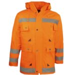 Reflektierende Winterjacke BTC HI ORANGE