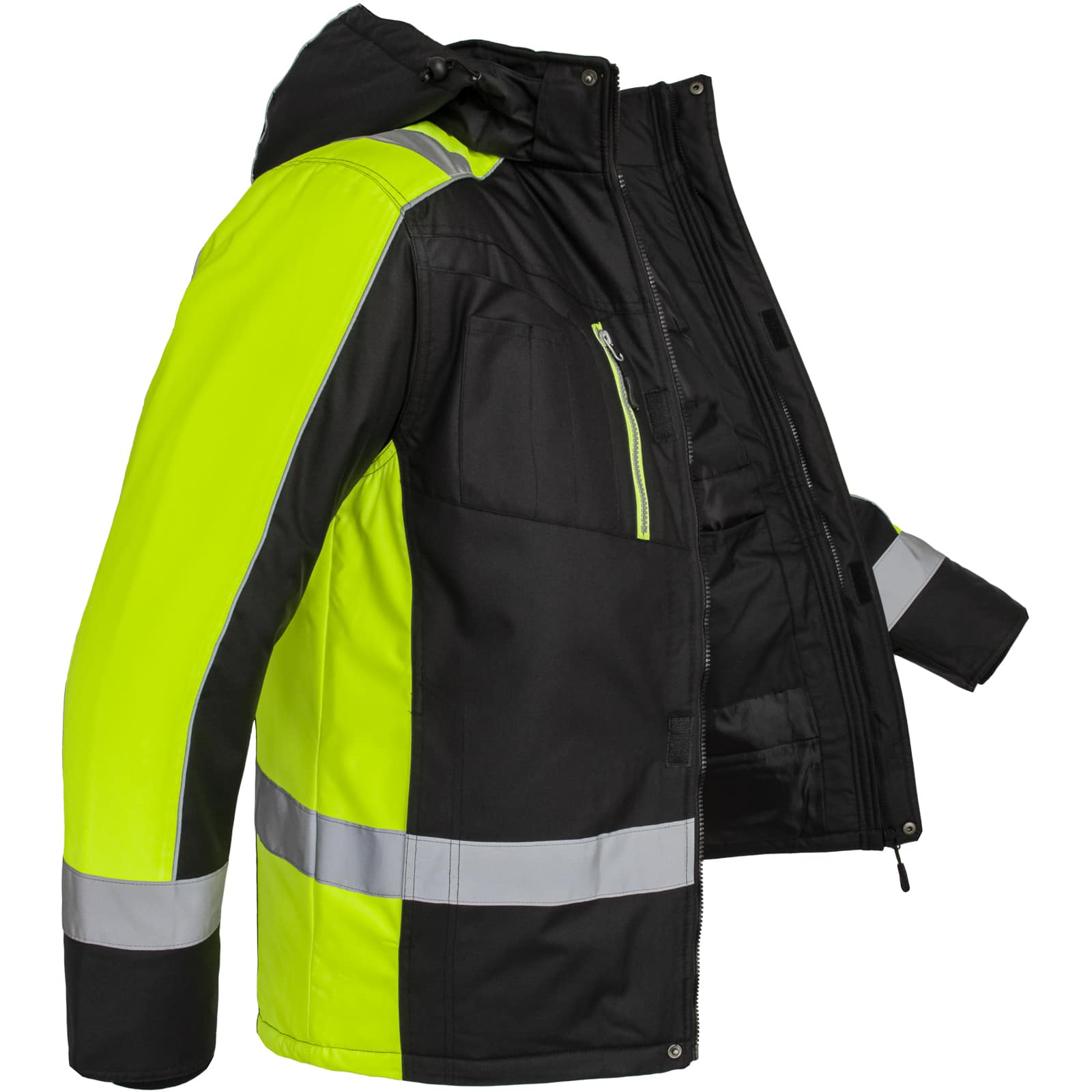 Reflektierende Winterjacke ASKER YELLOW Reflektierende Winterjacke ASKER YELLOW