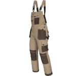 Winteroverall für Hosenträger PROFI COOL BROWN