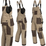Winteroverall für Hosenträger PROFI COOL BROWN