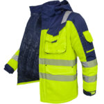 Reflektierende Winterjacke JACKWINTER GELB