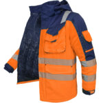 Reflektierende Winterjacke JACKWINTER ORANGE