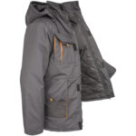 KING Winterarbeitsjacke mit Kapuze