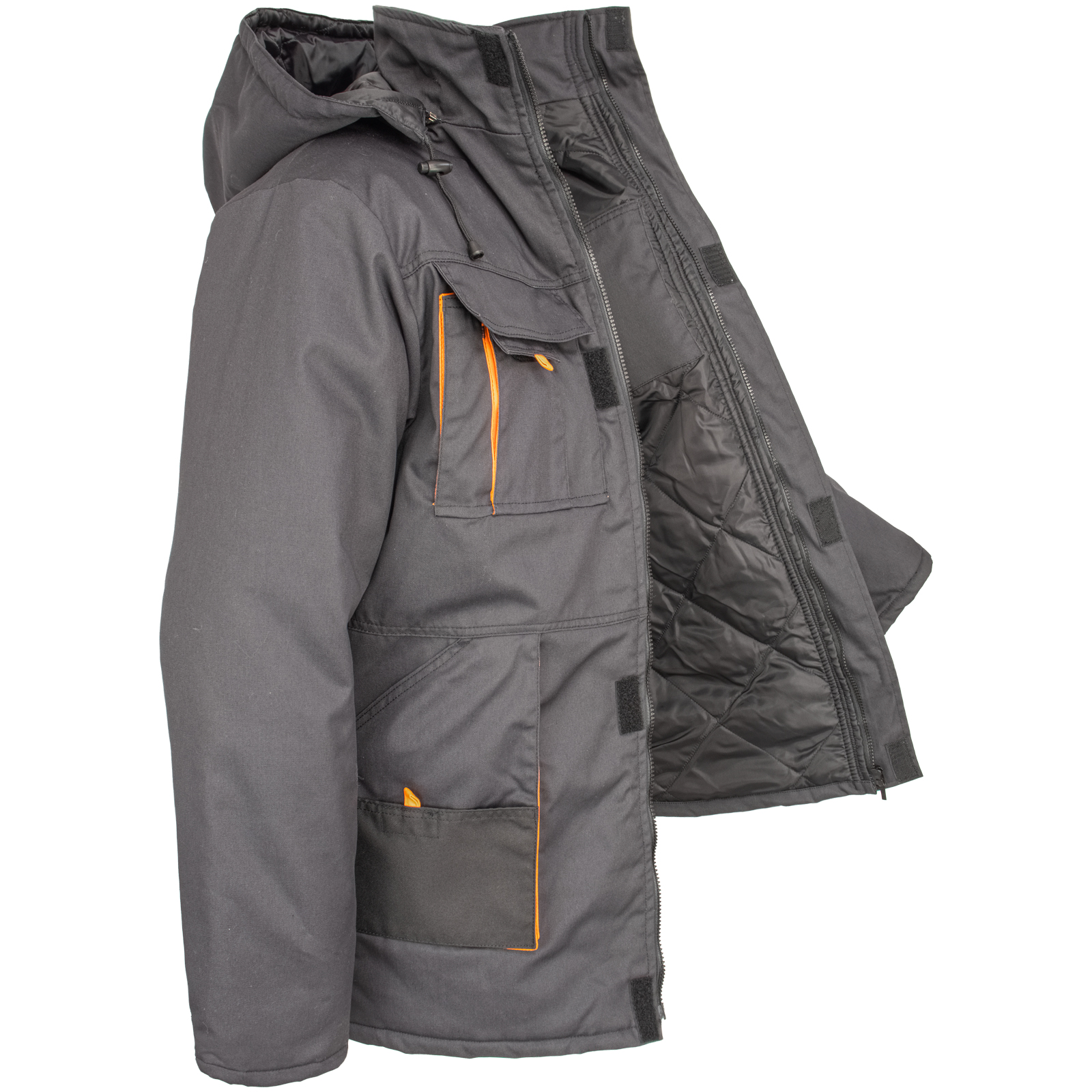 KING Winterarbeitsjacke mit Kapuze KING Winterarbeitsjacke mit Kapuze