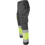 Reflektierende Hose mit Elastan MANNLAND HIVIS BLACK