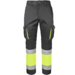Reflektierende Hose mit Elastan MANNLAND HIVIS BLACK