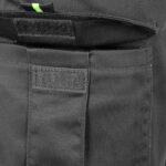 Reflektierende Hose mit Elastan MANNLAND HIVIS BLACK