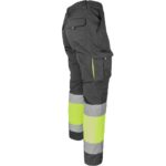Reflektierende Hose mit Elastan MANNLAND HIVIS BLACK