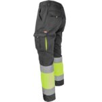 Reflektierende Hose mit Elastan MANNLAND HIVIS BLACK