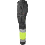 Reflektierende Hose mit Elastan MANNLAND HIVIS BLACK