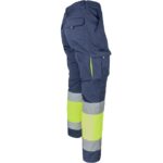 Reflektierende Hose mit Elastan MANNLAND HIVIS NAVY