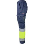Reflektierende Hose mit Elastan MANNLAND HIVIS NAVY