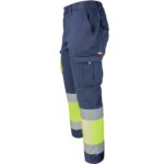 Reflektierende Hose mit Elastan MANNLAND HIVIS NAVY