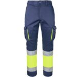 Reflektierende Hose mit Elastan MANNLAND HIVIS NAVY