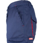 Arbeitshose mit Elastan MANNLAND NAVY RED