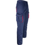 Arbeitshose mit Elastan MANNLAND NAVY RED