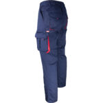 Arbeitshose mit Elastan MANNLAND NAVY RED