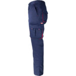 Arbeitshose mit Elastan MANNLAND NAVY RED