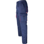 Arbeitshose mit Elastan MANNLAND NAVY RED