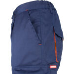 Arbeitshose mit Elastan MANNLAND NAVY ORANGE