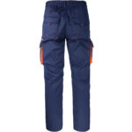 Arbeitshose mit Elastan MANNLAND NAVY ORANGE