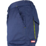 Arbeitshose mit Elastan MANNLAND NAVY YELLOW