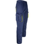 Arbeitshose mit Elastan MANNLAND NAVY YELLOW