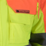 Reflektierende Jacke mit abnehmbaren Ärmeln 2in1 STRADA