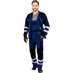 DELUX REFLEX ROYAL Arbeitshose mit Hosenträgern