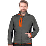 Fleece-Arbeitssweatshirt PROFI DARK