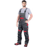 Arbeitshose mit Hosenträgern TANZO CHARCOAL