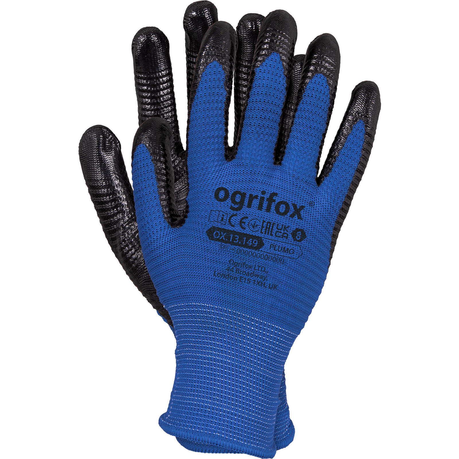 Nitril-Arbeitshandschuhe PLUMO OX BLUE Nitril-Arbeitshandschuhe PLUMO OX BLUE