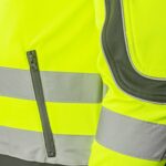 Reflektierende Softshell-Arbeitsjacke NEMO GELB