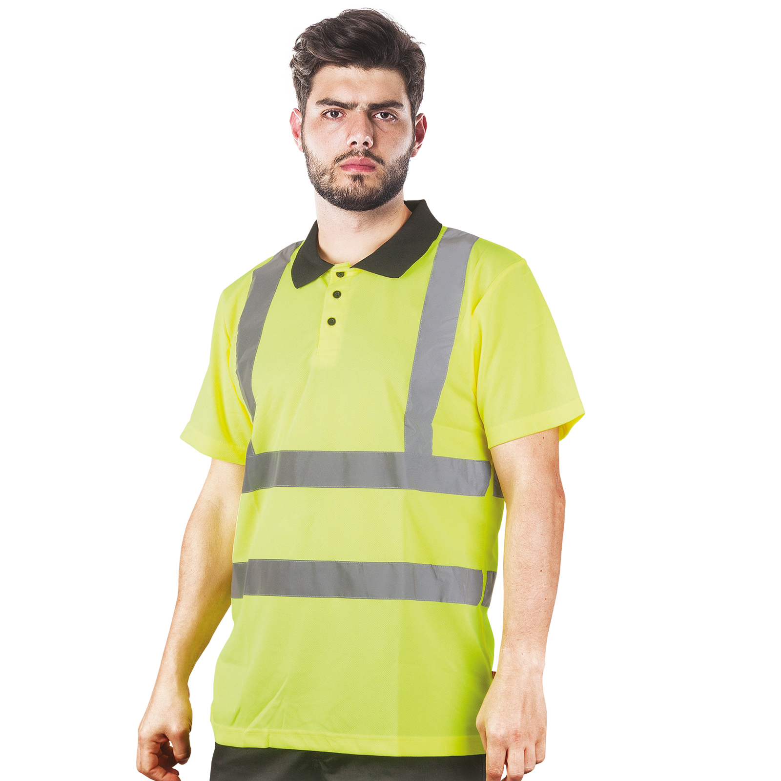 Reflektierendes Arbeits-Poloshirt ROUTE Reflektierendes Arbeits-Poloshirt ROUTE