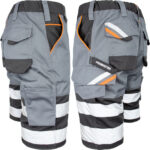 Arbeitsshorts PRO GREY REFLEX
