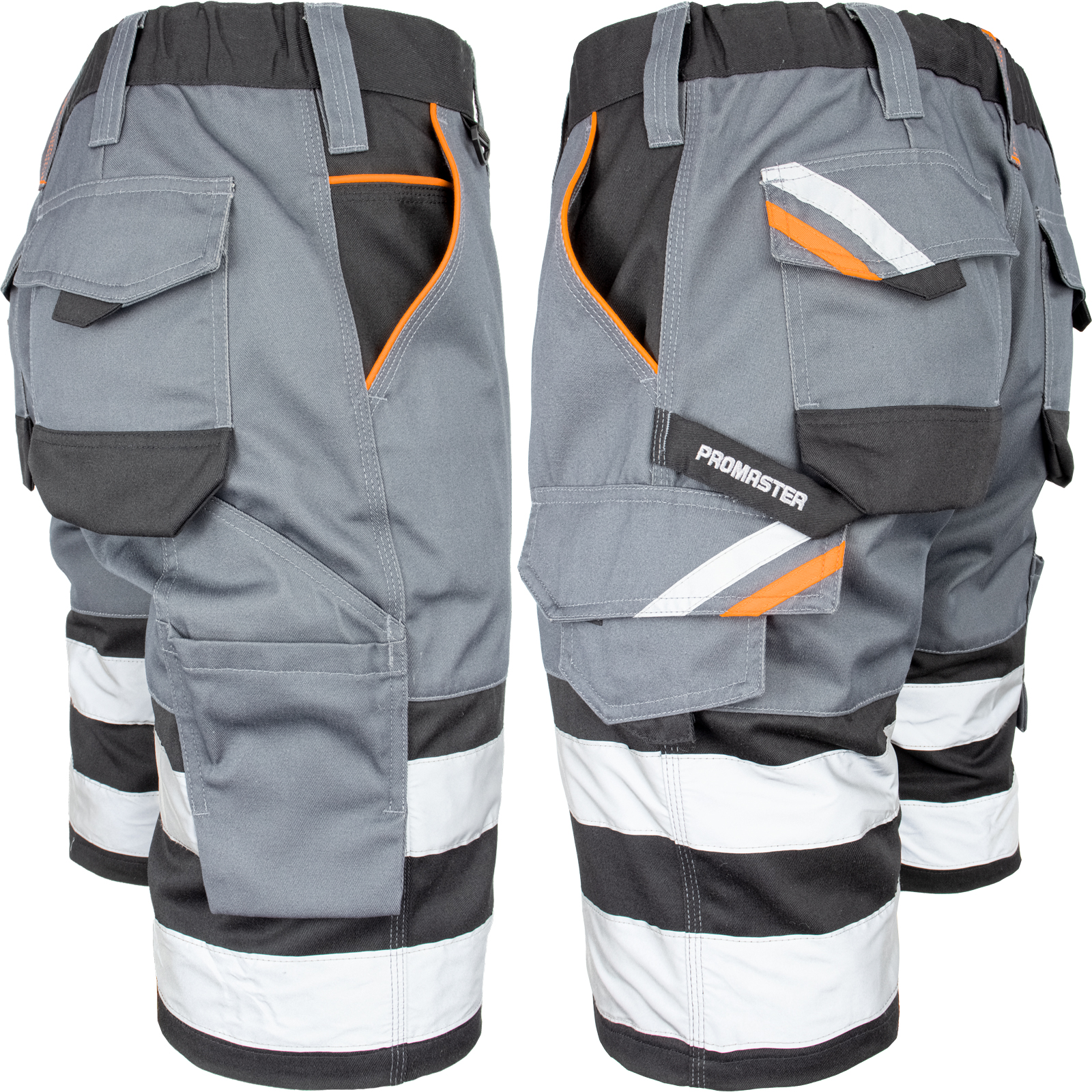 Arbeitsshorts PRO GREY REFLEX Arbeitsshorts PRO GREY REFLEX
