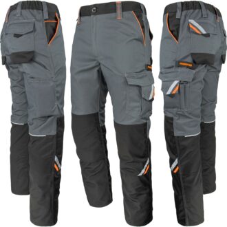 Bundfalten-Arbeitshose PRO GREY DUAL