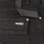 Arbeitsjeans Stretch-Shorts JEANS STRETCH BLACK