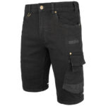 Arbeitsjeans Stretch-Shorts JEANS STRETCH BLACK