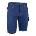 Work denim stretch shorts JEANS STRETCH BLUE