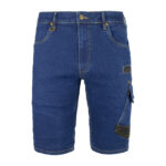 Work denim stretch shorts JEANS STRETCH BLUE