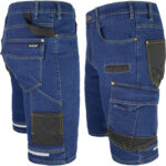 Work denim stretch shorts JEANS STRETCH BLUE