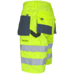 Reflektierende Shorts PROFI HIVIS NAVY